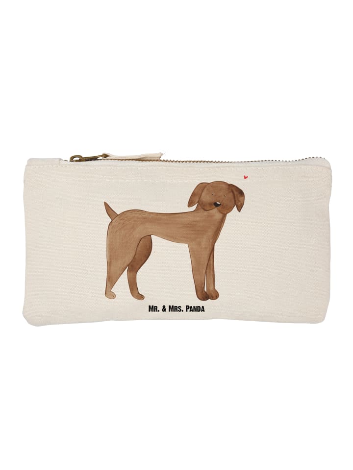 

Mr. & Mrs. Panda Пенал с изображением собаки породы немецкий дог, без слогана, белого цвета