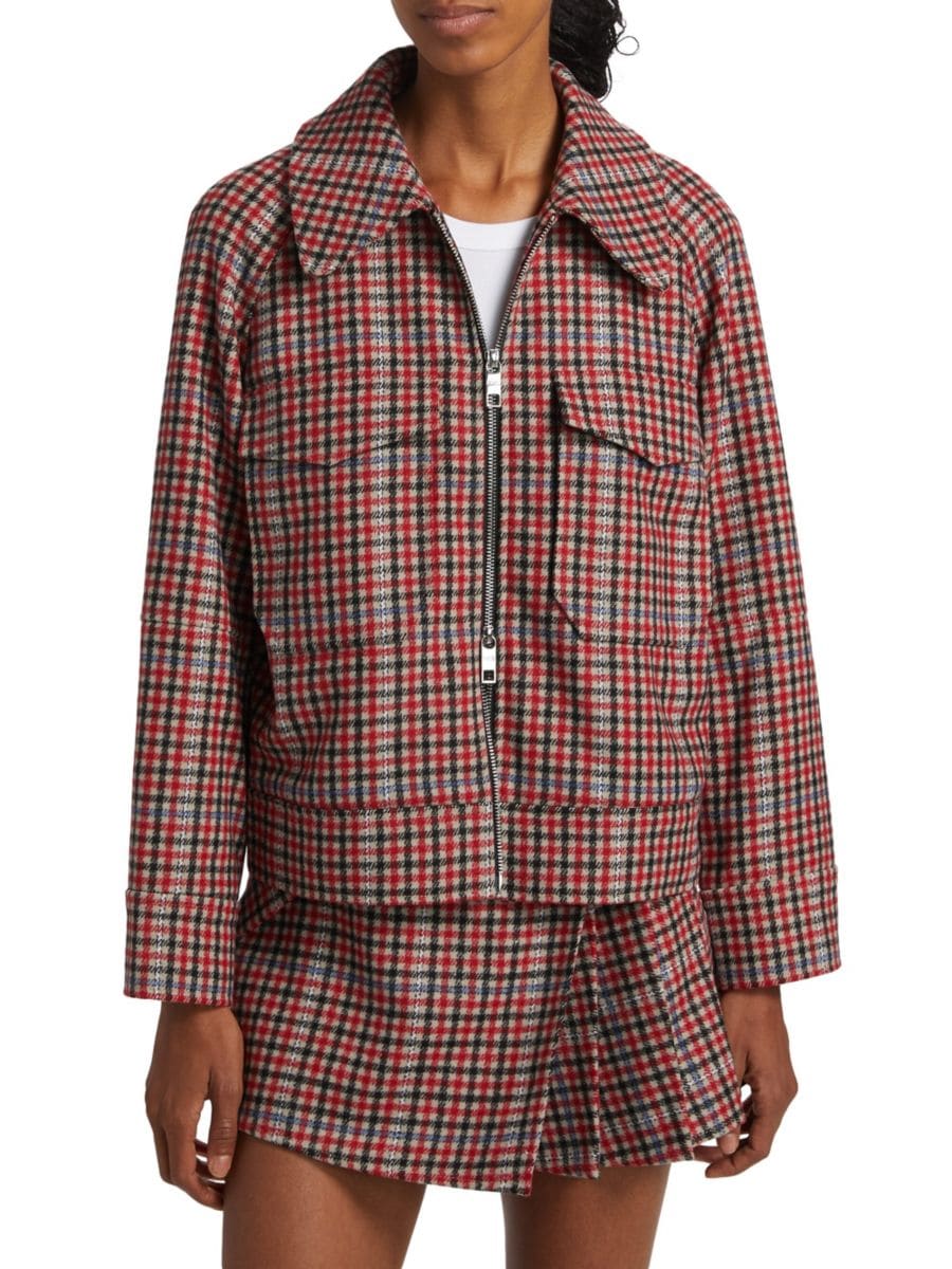 

Куртка в шайеннскую клетку Rails, цвет Crimson Mini Check