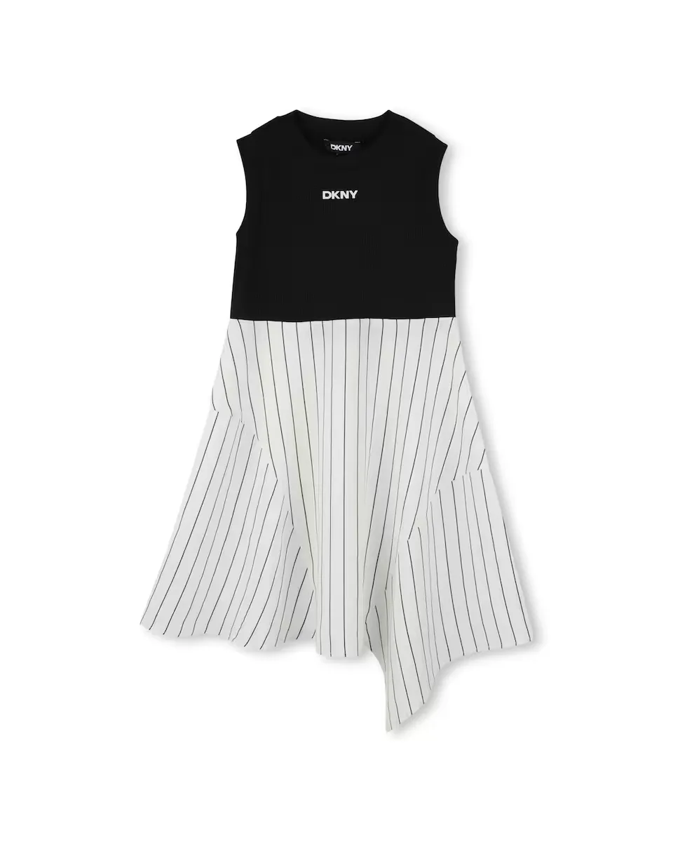

Платье для девочки в разноцветном цвете с короткими рукавами DKNY, многоцветный