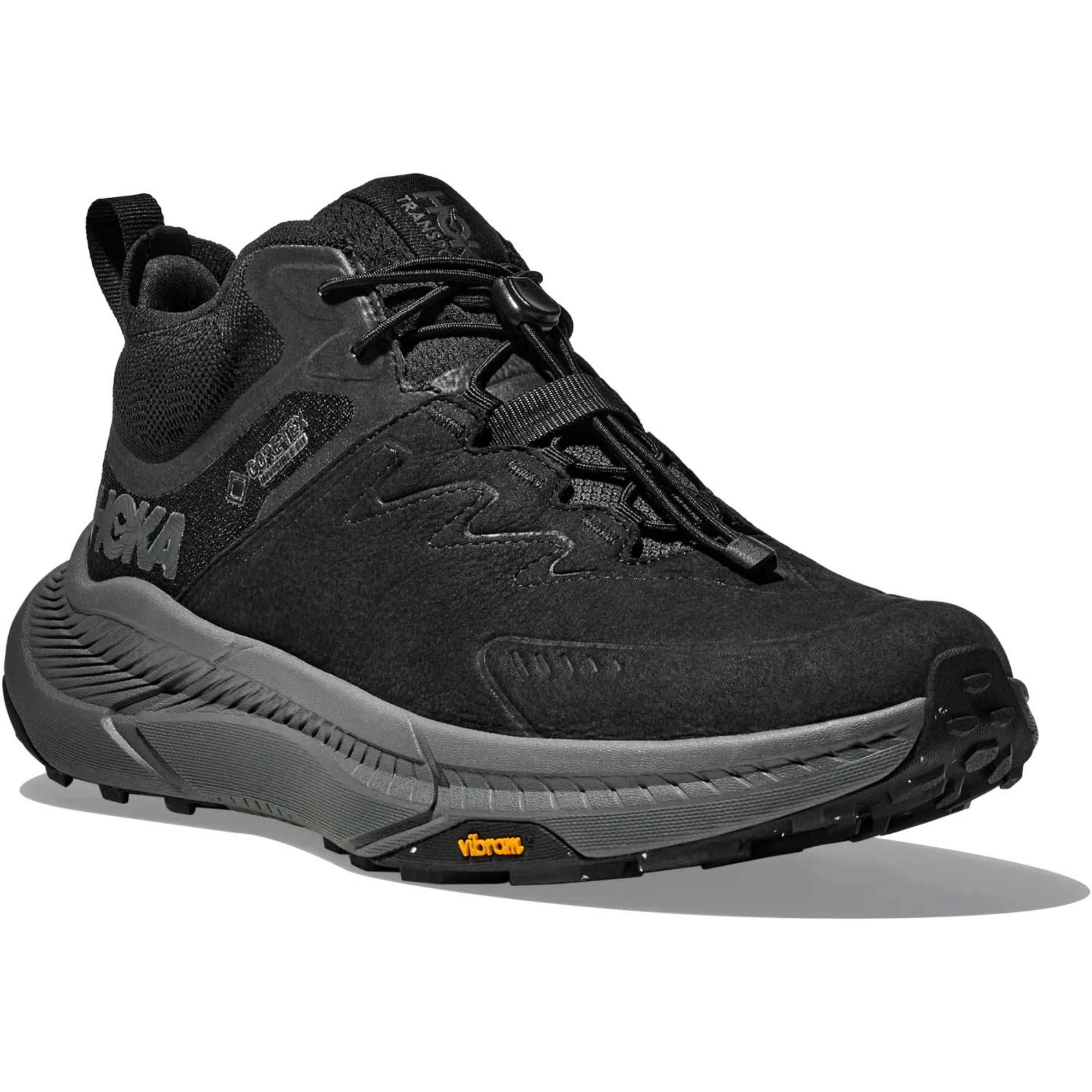 Мужские походные ботинки Transport Chukka GTX HOKA, Black/Black — фото 2