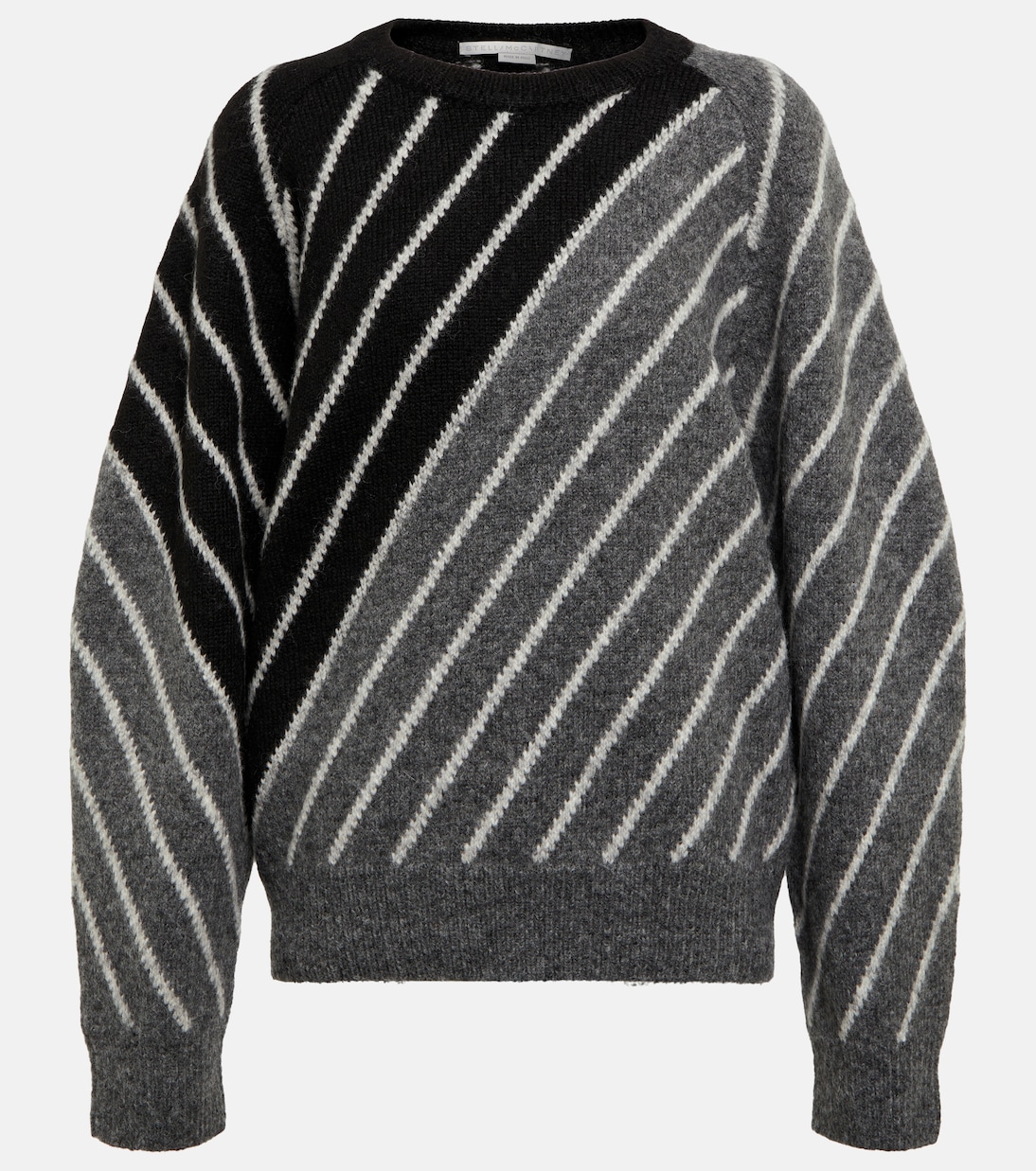 

Полосатый свитер из смесовой шерсти Stella McCartney, Multicolor Brown