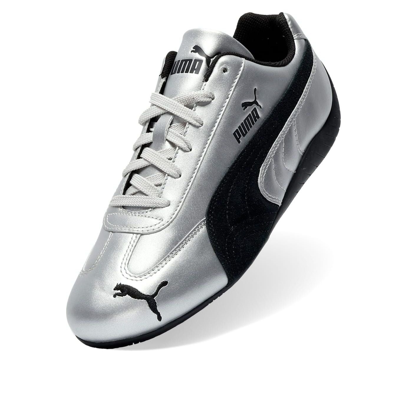 Кроссовки (WMNS) PUMA Speedcat 'Metallic Pack - Silver Black' — фото 3
