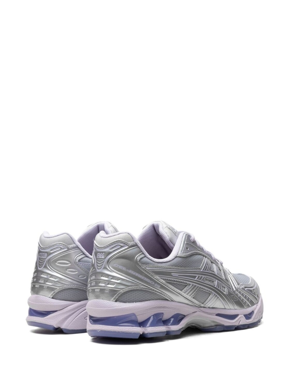 ASICS кроссовки x Kith GEL-KAYANO 14 "Marvel Villans - Silver Surfer", серебристый — фото 3