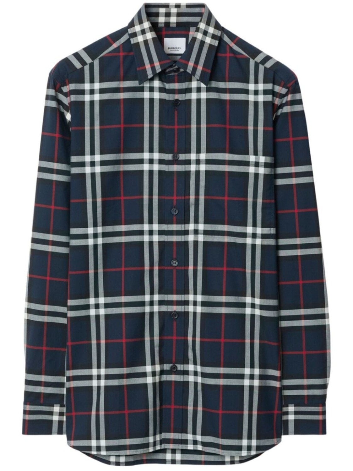 

Burberry рубашка в клетку, синий