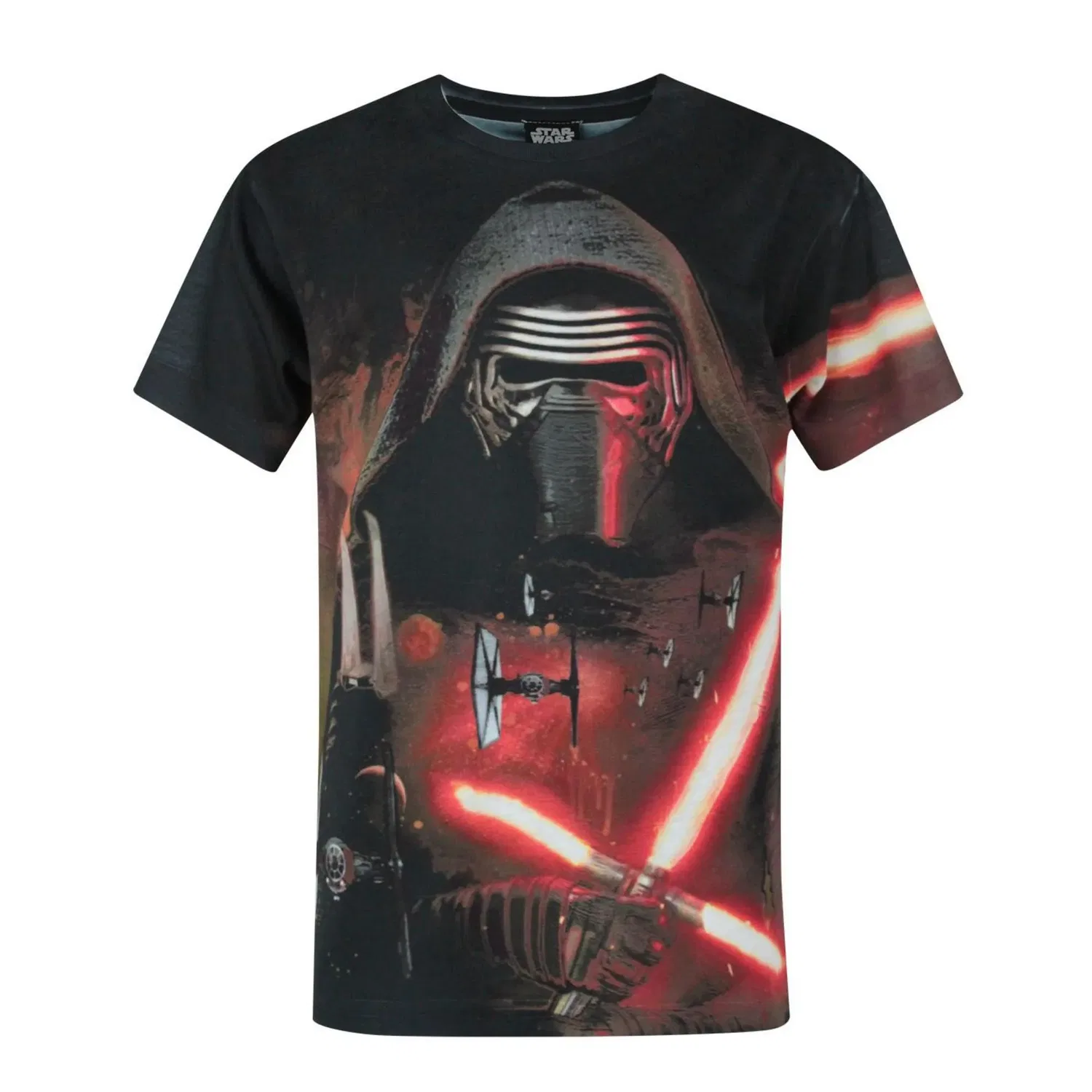 Футболка детская с логотипом Kylo Ren Star Wars, черный