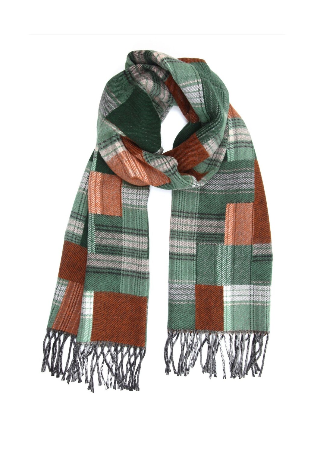 

Итальянский шарф Claire Made in Italy Collezione alessandro, зеленый