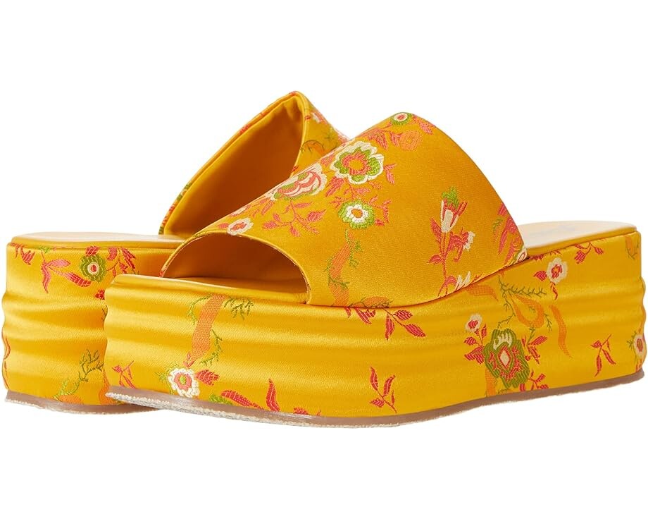 

Туфли Free People Harbor Brocade Platform, цвет Turmeric