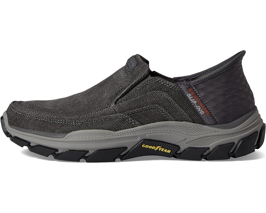 Кроссовки SKECHERS Respected Holmgren Hands Free Slip-Ins, цвет Charcoal — фото 4