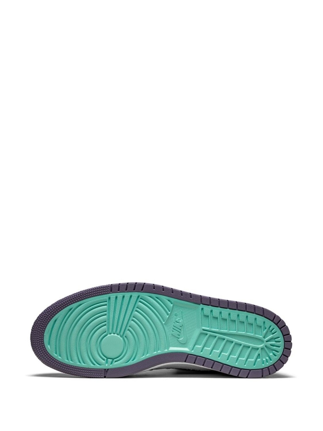 Кроссовки Jordan Air Jordan 1 Zoom Air CMFT, белый/фиолетовый/зеленый — фото 4