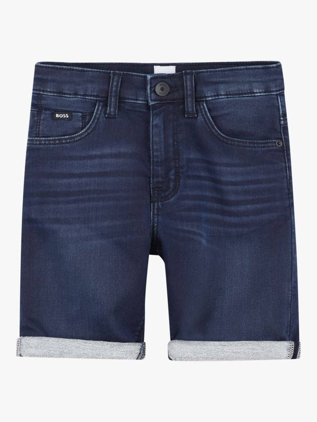 

Детские джинсовые шорты с пятью карманами HUGO BOSS, Blue Stone