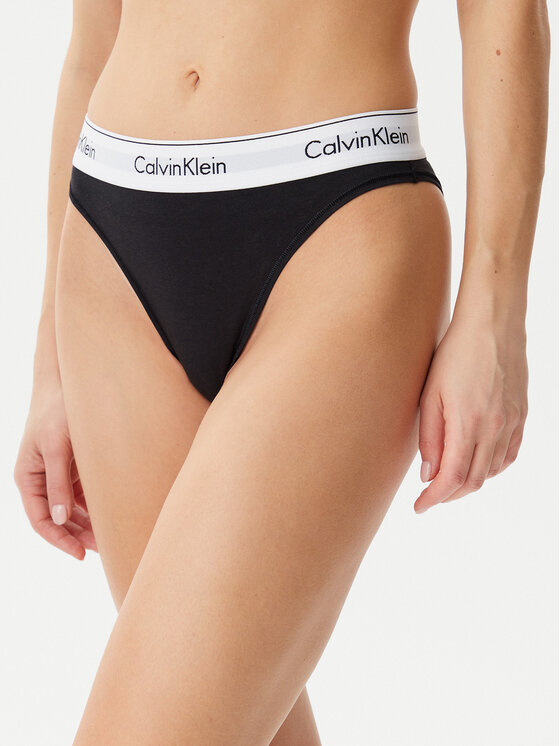 

Классические женские трусы с высокой талией LV00QF8319 Calvin Klein Underwear, черный