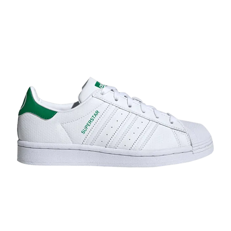 

Кроссовки Adidas Superstar J, White Green