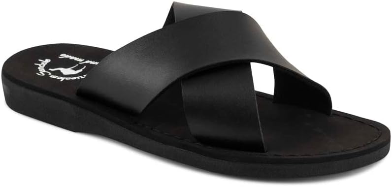 Elan Vegan - сандалии из альтернативы коже - мужские сандалии Jerusalem Sandals, черный