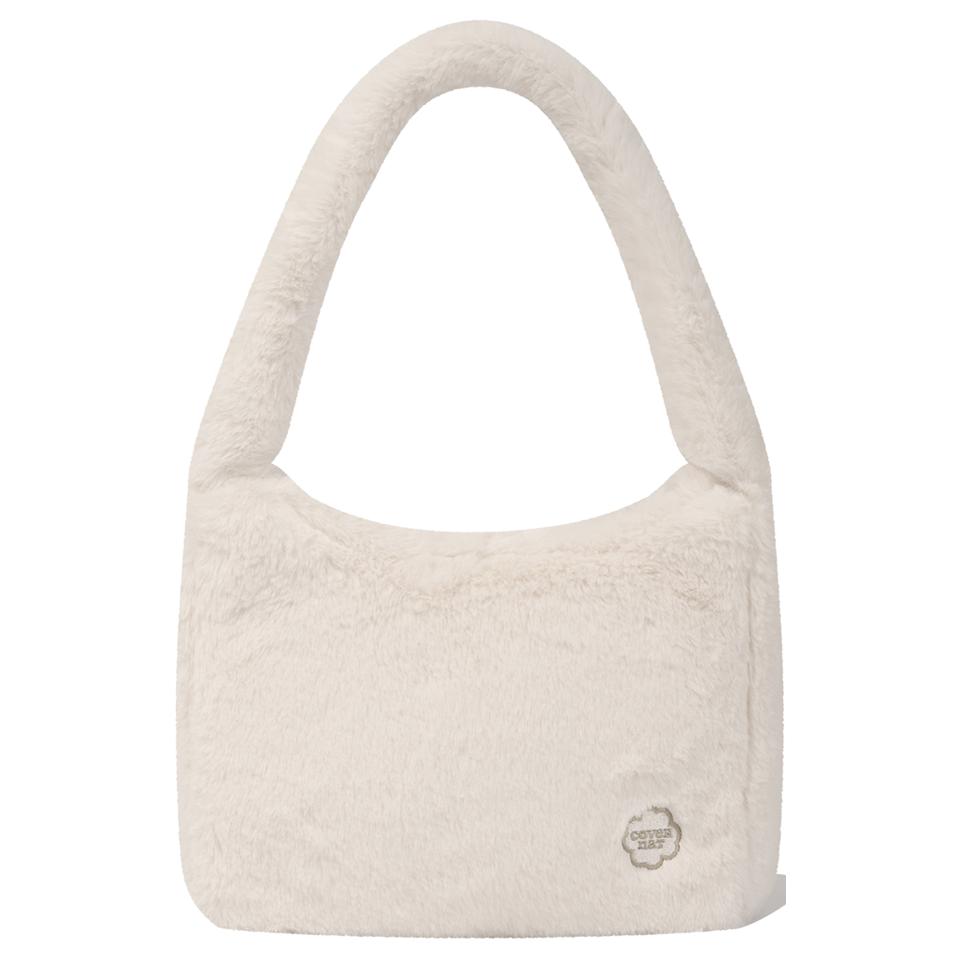 

COVERNAT Полиэстеровая женская сумка обычного размера цвета айвори, Ivory