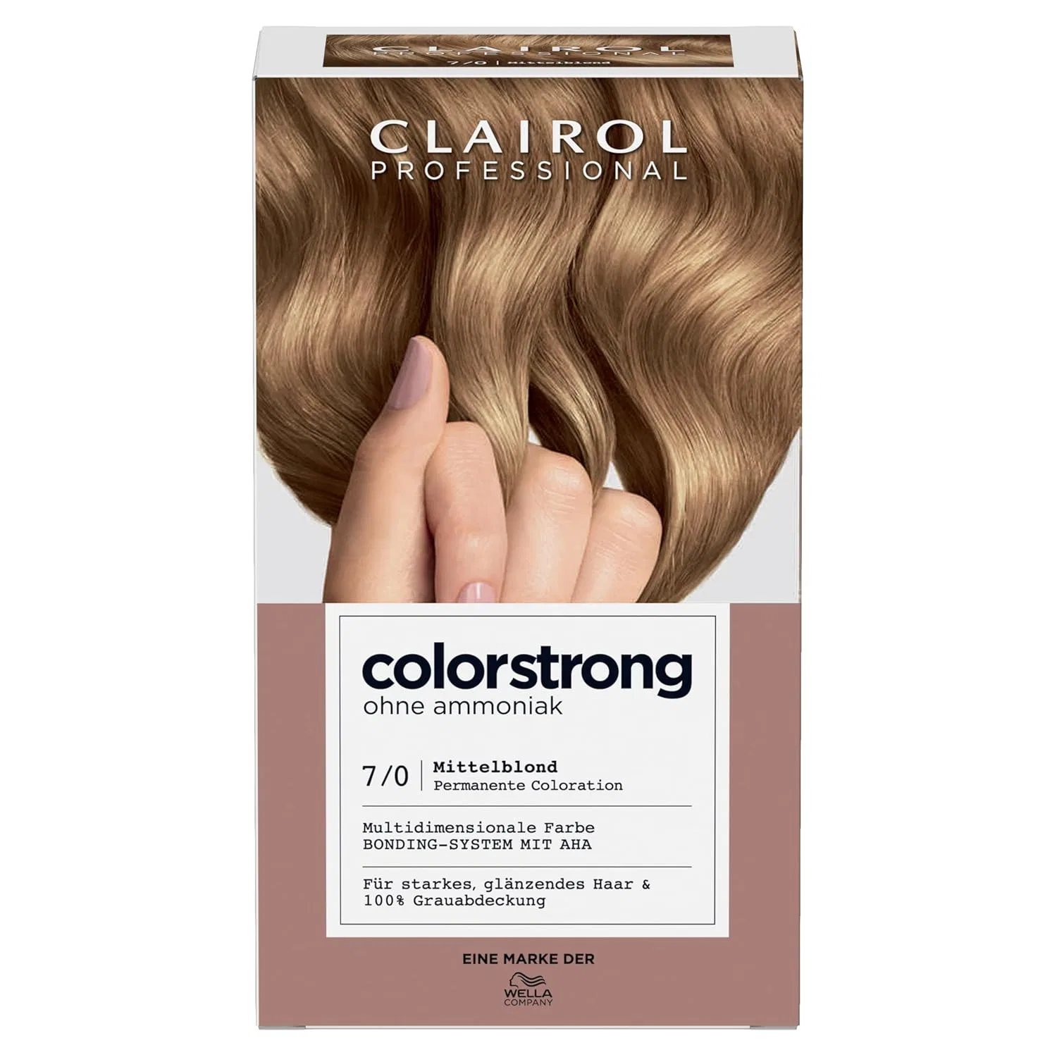 Стойкая многомерная краска для волос «Colorstrong Permanent» без аммиака 7/0 от CLAIROL Professional Clairol