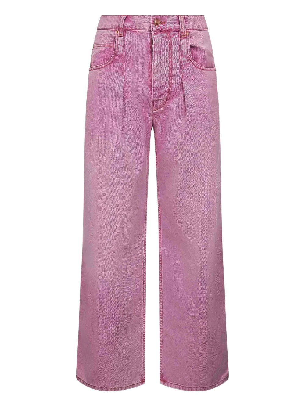 

Джинсы со складками спереди ISABEL MARANT, розовый
