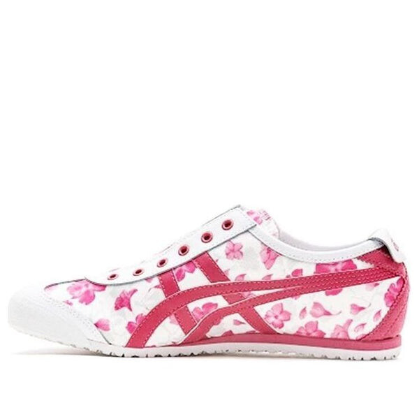 

Кроссовки Onitsuka Tiger Mexico 66 Slip On, белый/розовый
