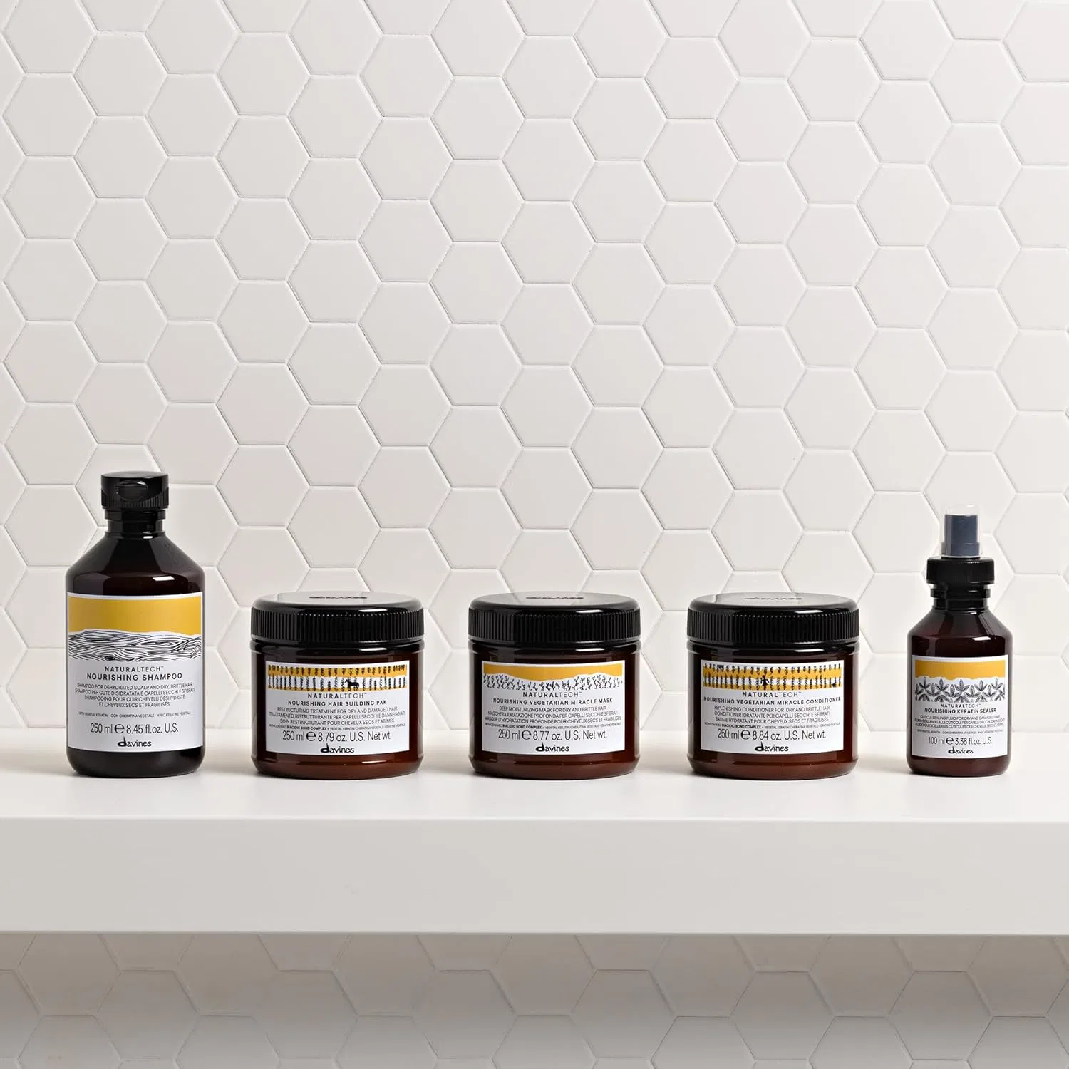 Восстанавливающая маска для волос «Natural Tech Nourishing Hair Building Pak» от Davines Davines — фото 3