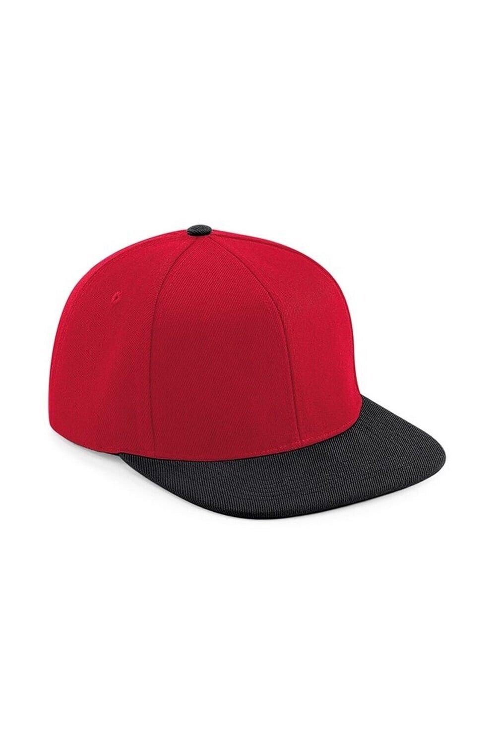 

Кепка Snapback с 6 панелями Beechfield, красный