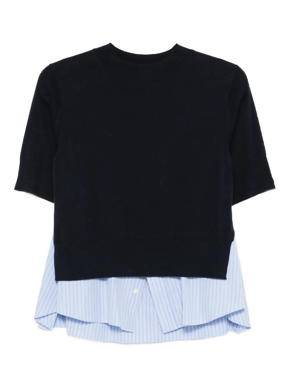 

Многослойная футболка SACAI, синий