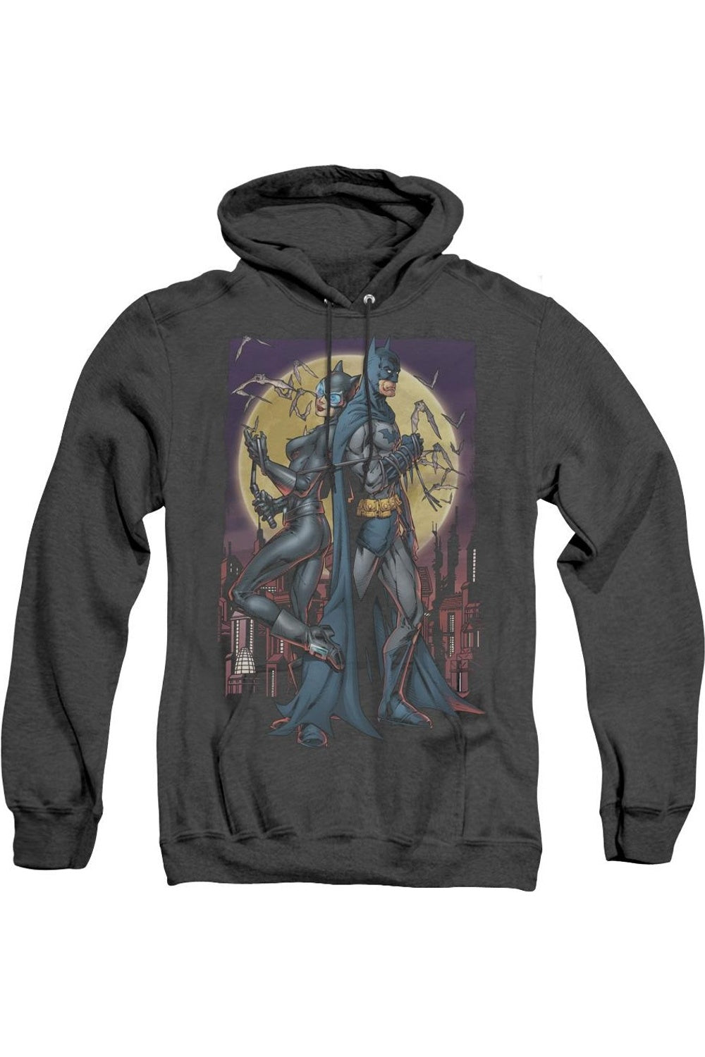 

Batman Paint The Town Red Adult Heather Hoodie / Толстовка с капюшоном Gildan