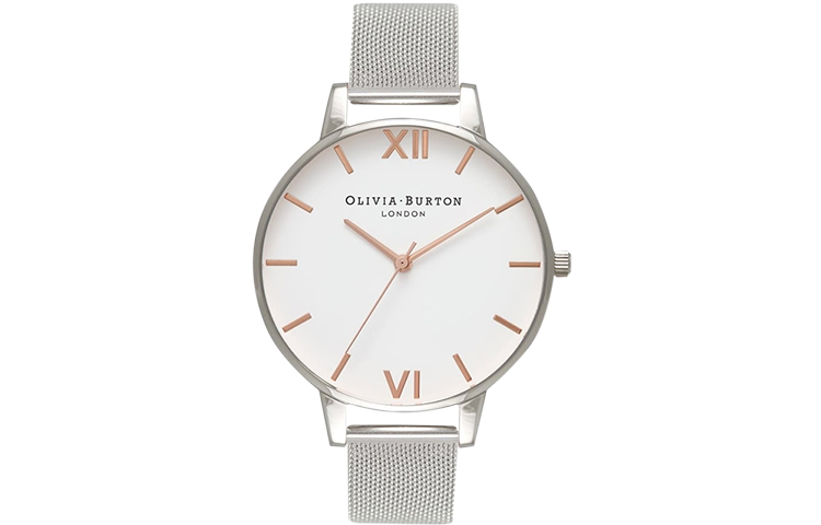 

OLIVIA·BURTON Часы Quartz Movement Stainless Steel Strap 38mm White Dial Women's Watch
