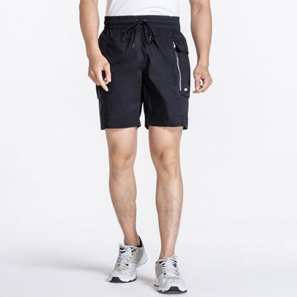 Шорты men's sports shorts elastic waist breathable fitness workout sportswear Nike, черный — фото 3