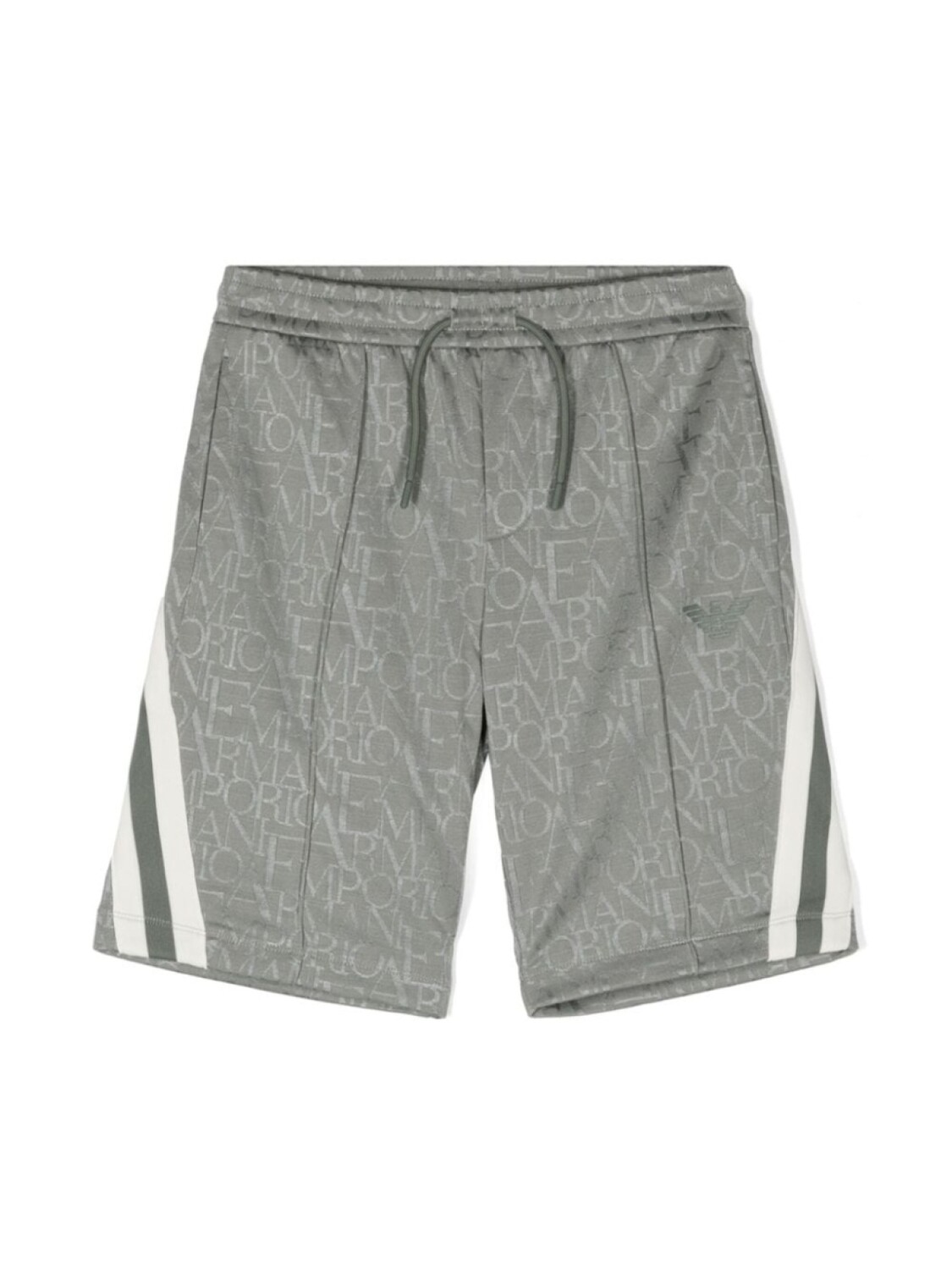 

Спортивные шорты с жаккардовым логотипом Emporio Armani Kids, зеленый