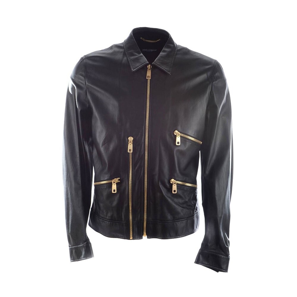 

Куртка Dolce & Gabbana 743340 Leather, черный