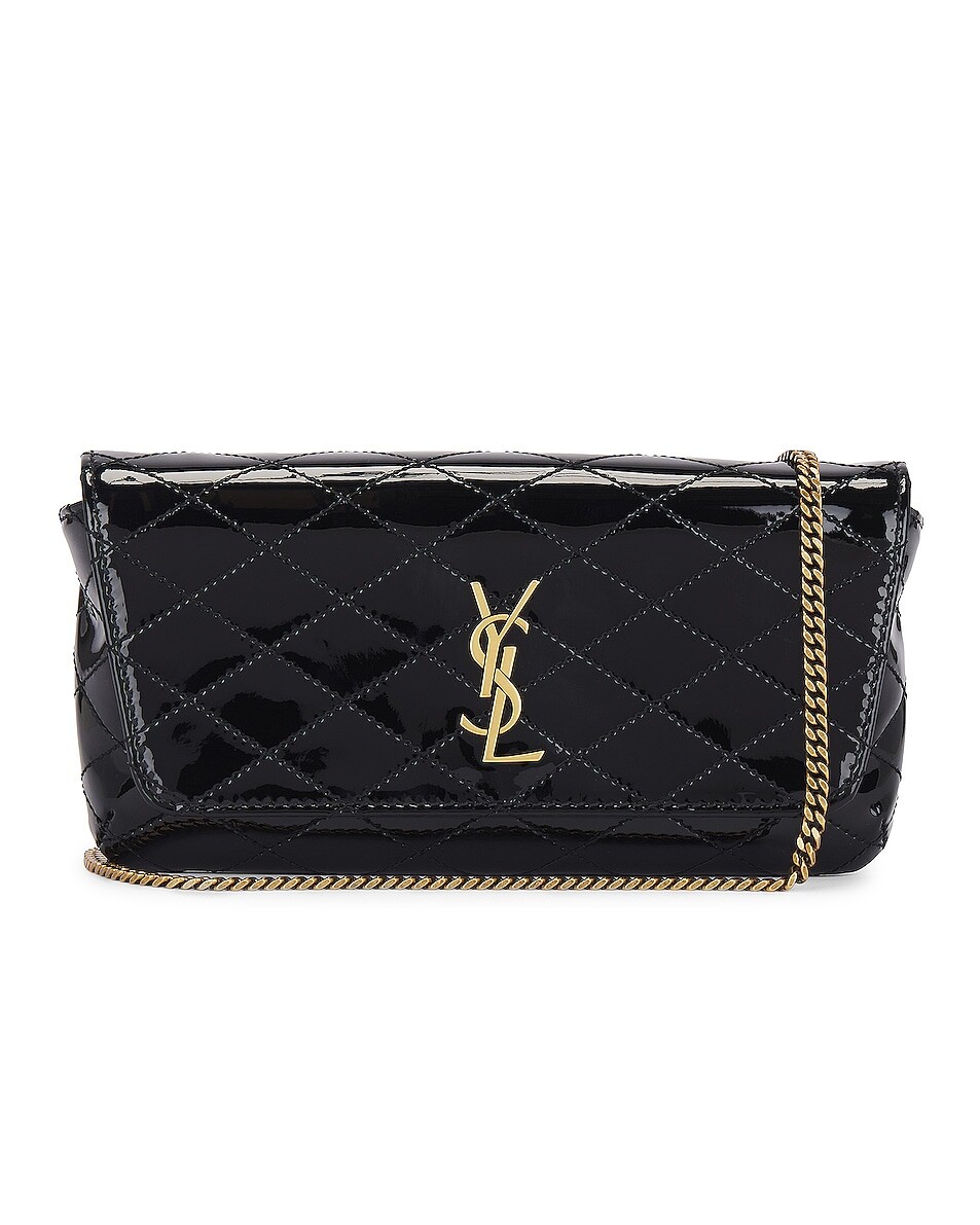 

Сумка Saint Laurent Gaby Chain Phone Holder, нуар