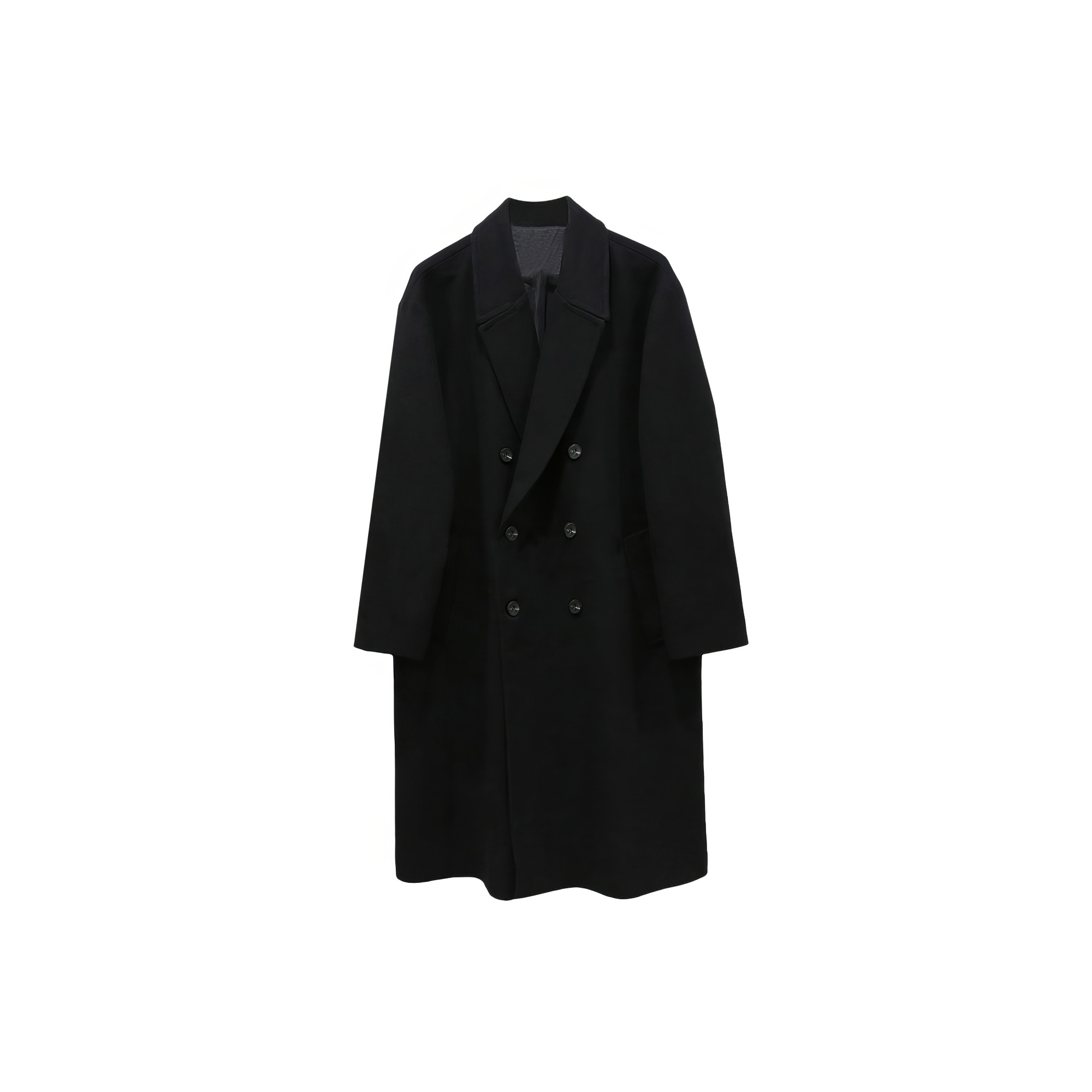 

Пальто унисекс I’m David, черный (в комплекте вязаный свитер)