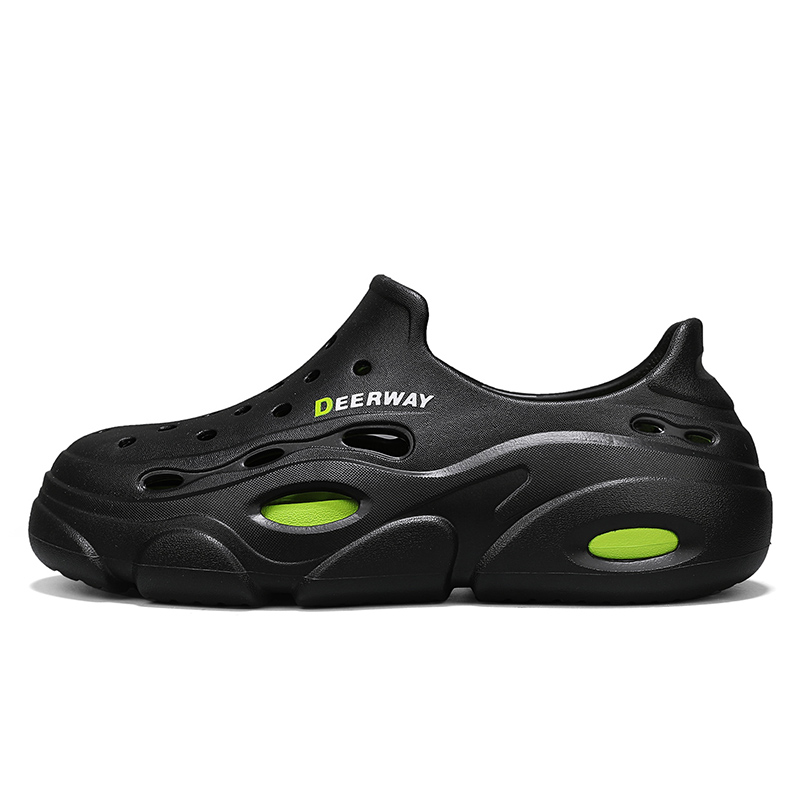 

DEERWAY Клоги мужские черно-зеленые, цвет Black Green