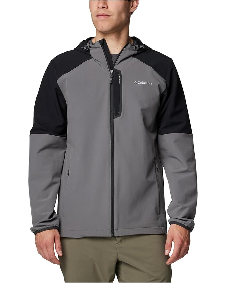 

Худи Columbia Columbia Tech Softshell Hoodie, цвет City Grey/Black