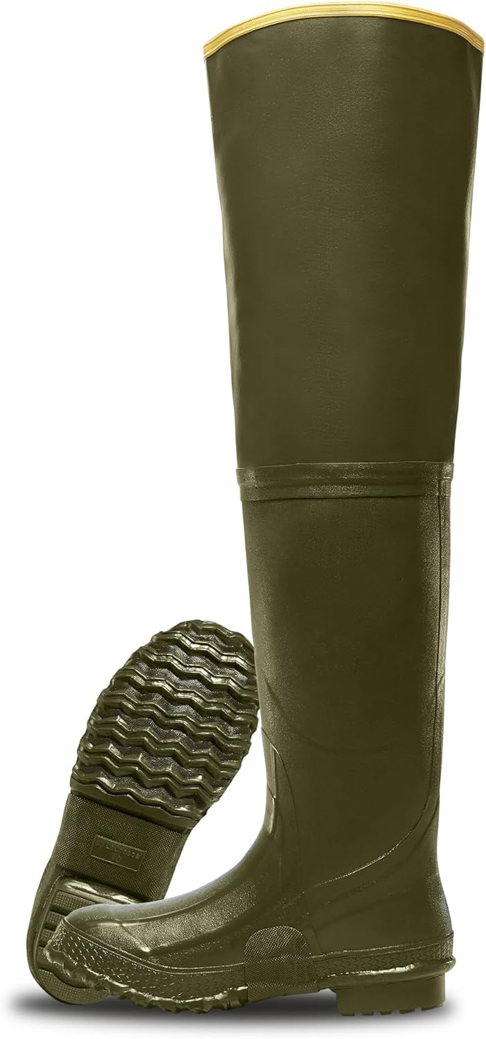 

Мужские болотные сапоги LaCrosse ZXT Irrigation 26" - водонепроницаемые, прочные резиновые сапоги с регулируемым ремнем и протекторной подошвой, зеленый