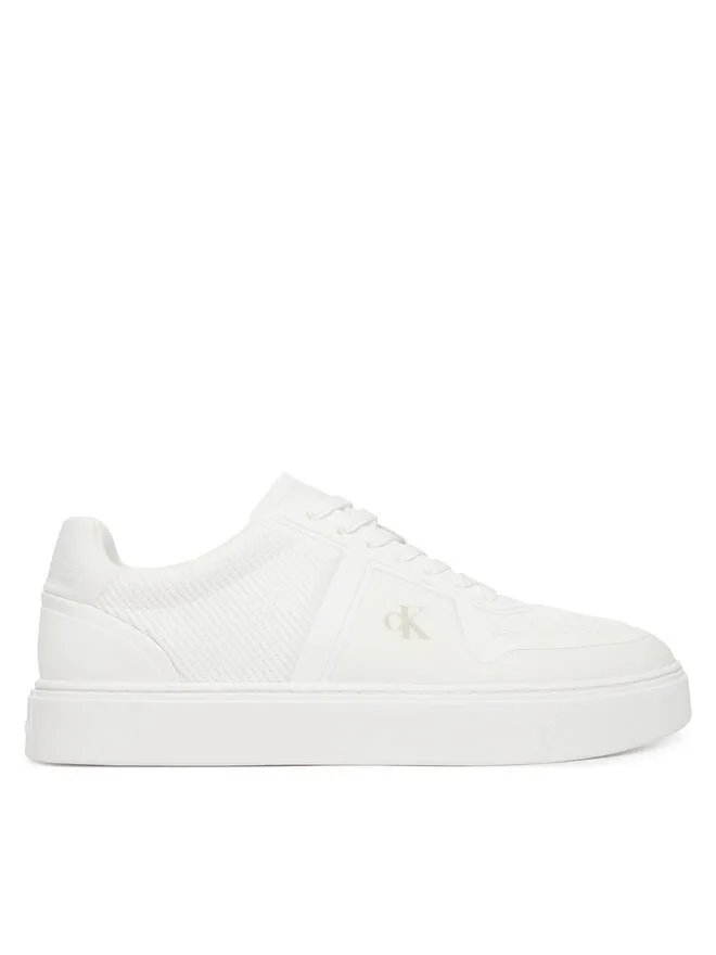 Calvin Klein Кроссовки Classic Cups Laceup Knit HM0HM02130 белые