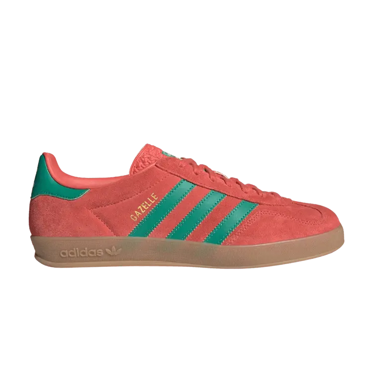 

Кроссовки Gazelle Indoor 'Preloved Scarlet Court Green', красный