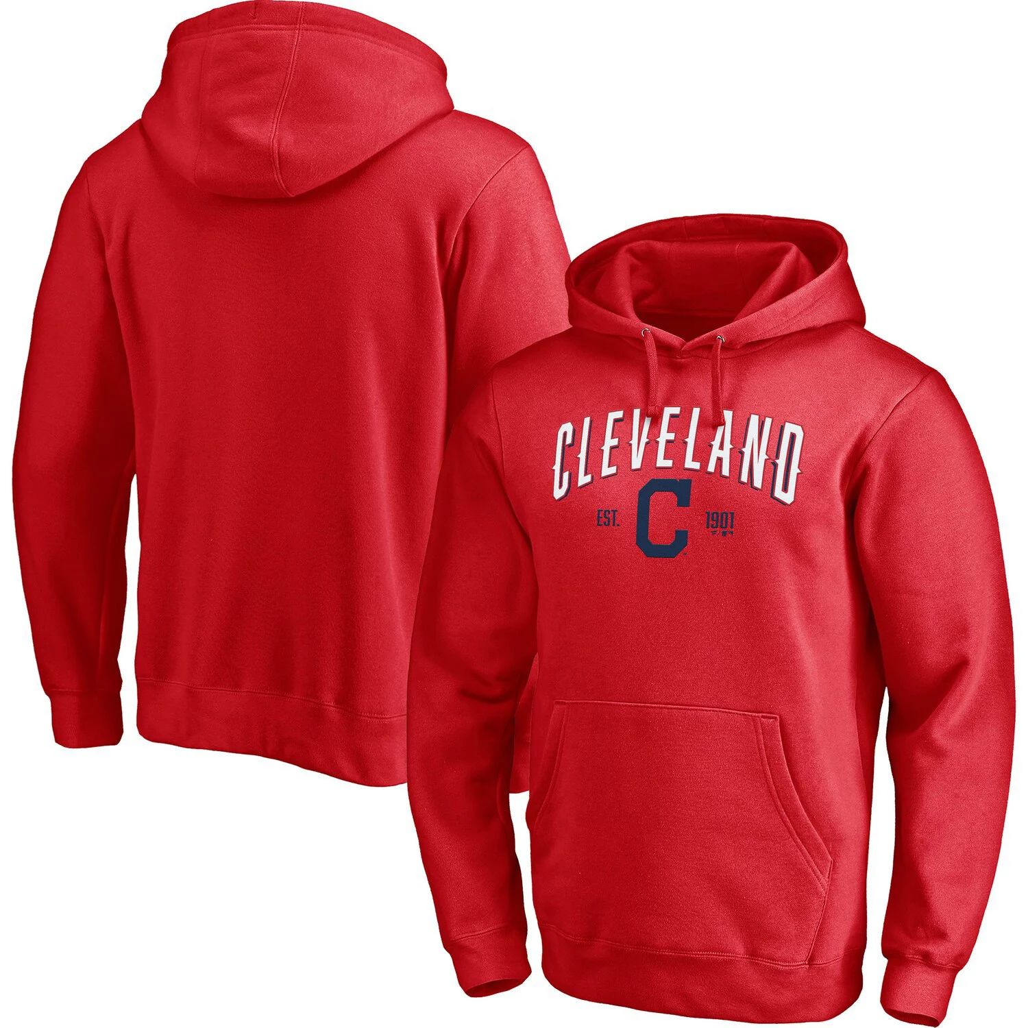 

Мужской фирменный красный пуловер с капюшоном Cleveland Indians Big & Tall Cooperstown Collection Ultimate Champion Fanatics