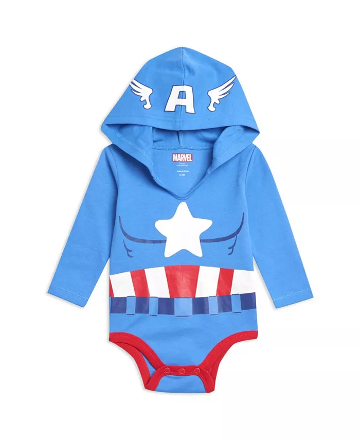 Мальчиковые боди для костюма Hulk Captain America Spider-Man, набор из 3 штук Avengers — фото 2