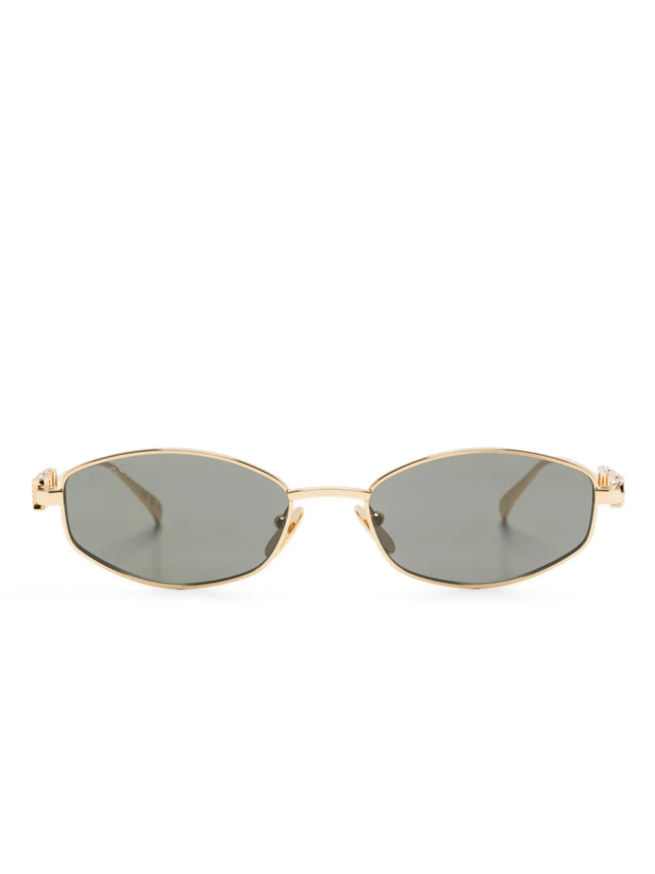 

Солнцезащитные очки в геометричной оправе Gucci Eyewear, золотой