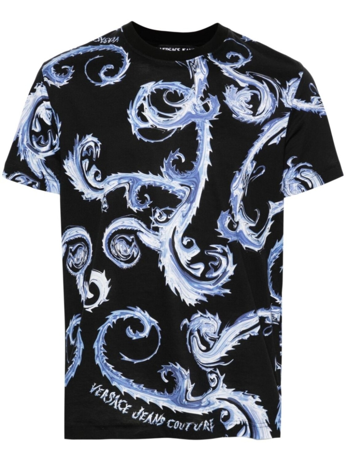 

Versace Jeans Couture футболка с принтом Barocco, черный