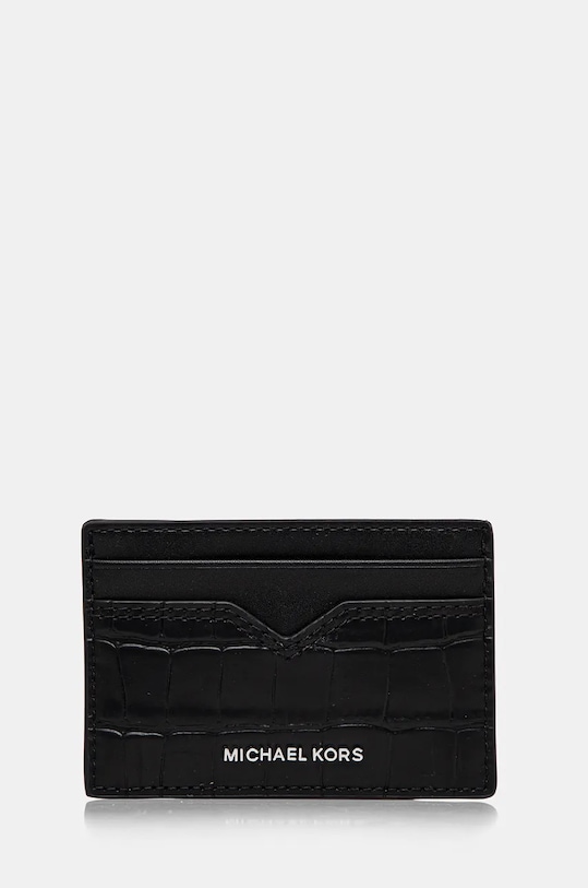 

Кожаный чехол для карт Michael Kors, черный
