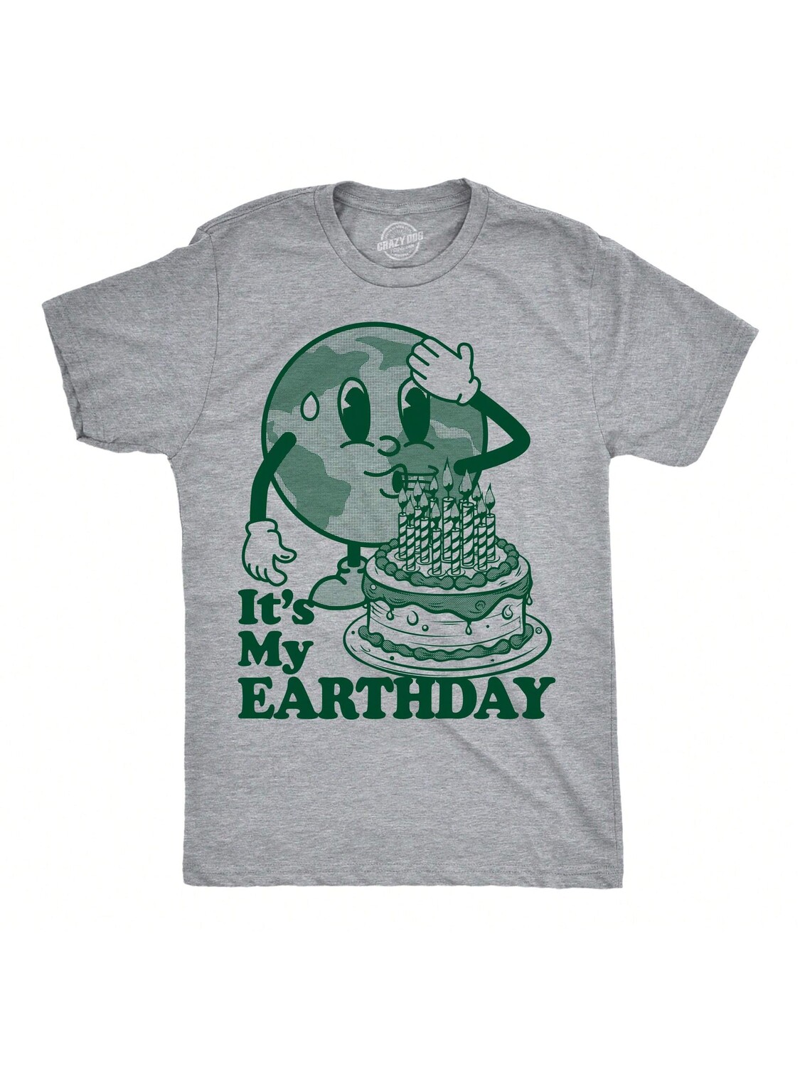 

Футболка мужская «Its My Earth Day», светло-серый