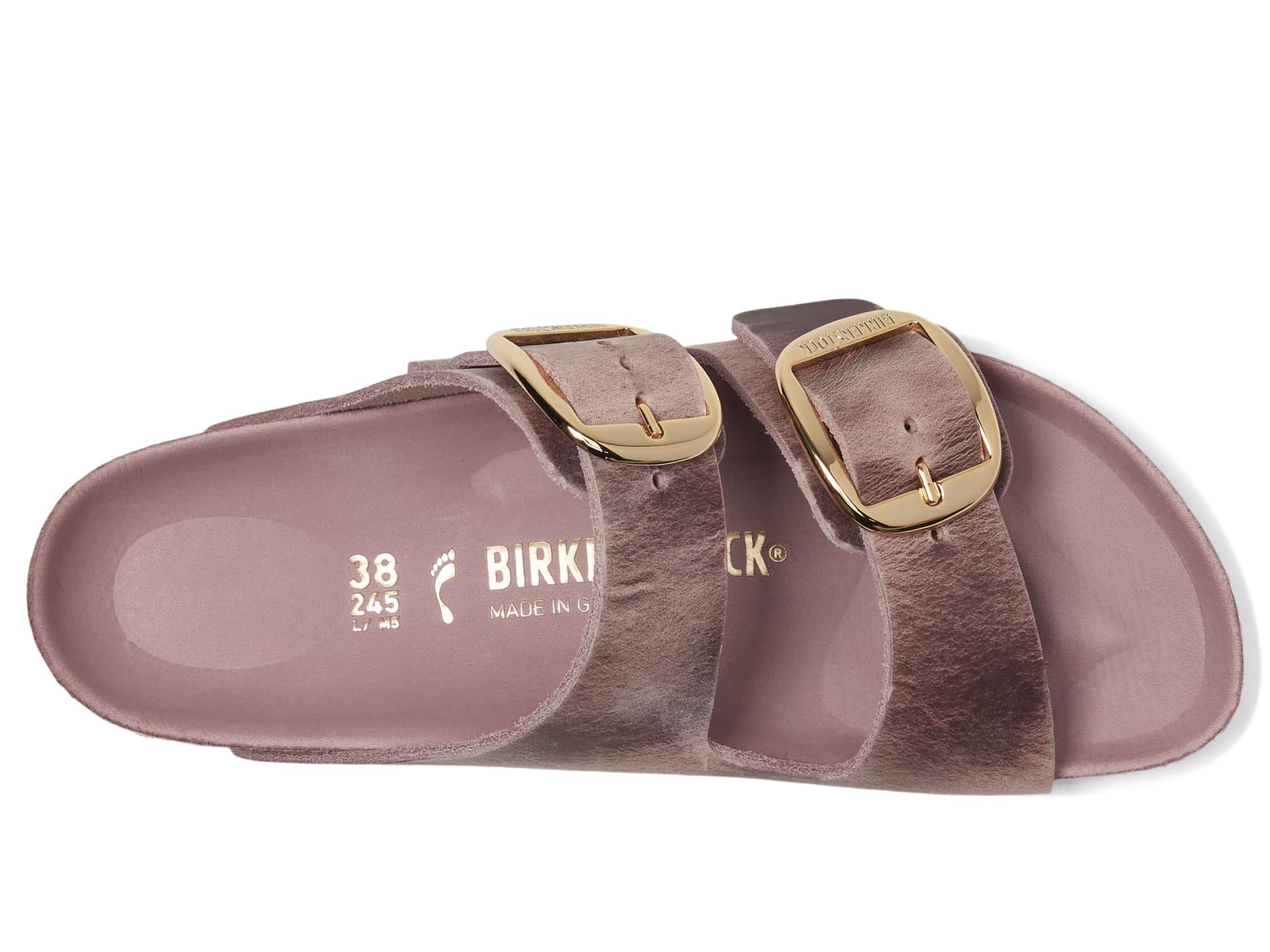 Сандалии Birkenstock Arizona Big Buckle - Oiled Leather, Lavendar — фото 2
