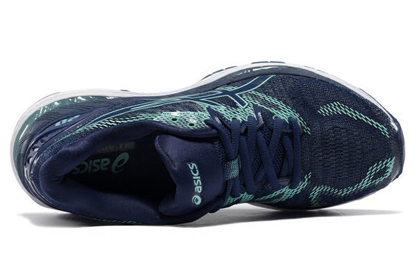 Кроссовки гель нимбус 20 Asics, синий — фото 3