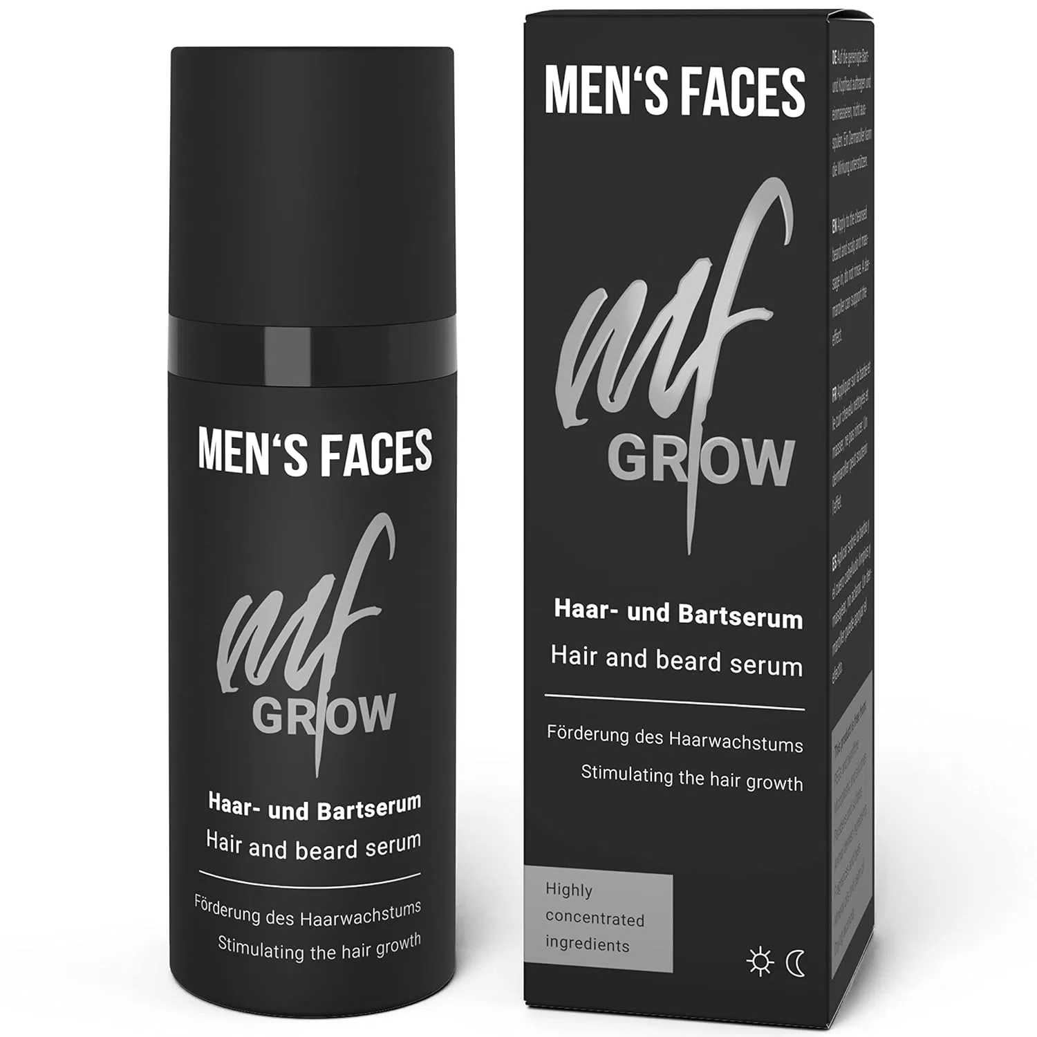 Сыворотка для роста бороды и волос «Beard & Hair Growth Serum» от Men's Faces Men'S Faces Mf, Single Pack - 50 Ml