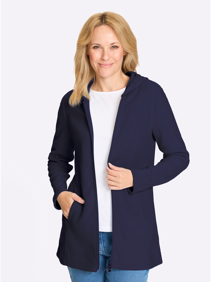 

Флисовая куртка темно-синего цвета Sieh an!