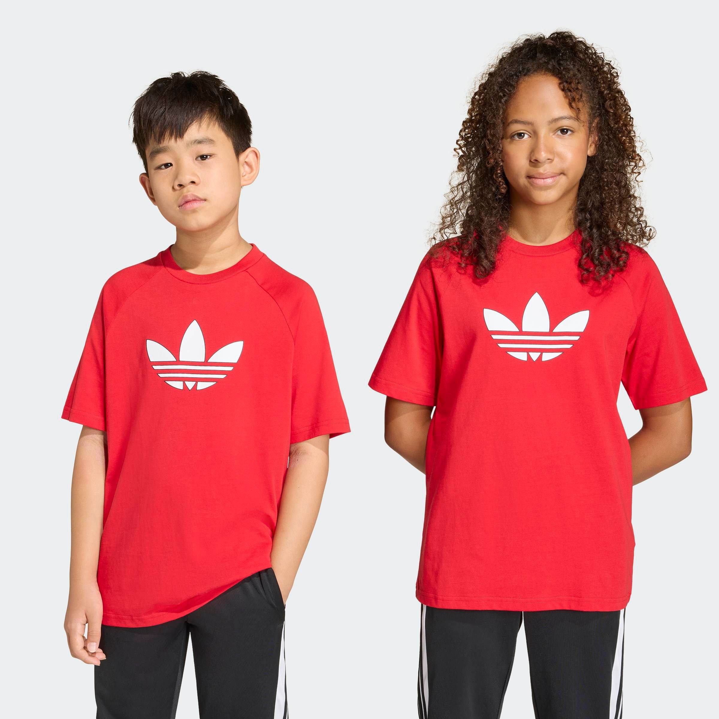 Adidas Originals Футболка в красном цвете — фото 3