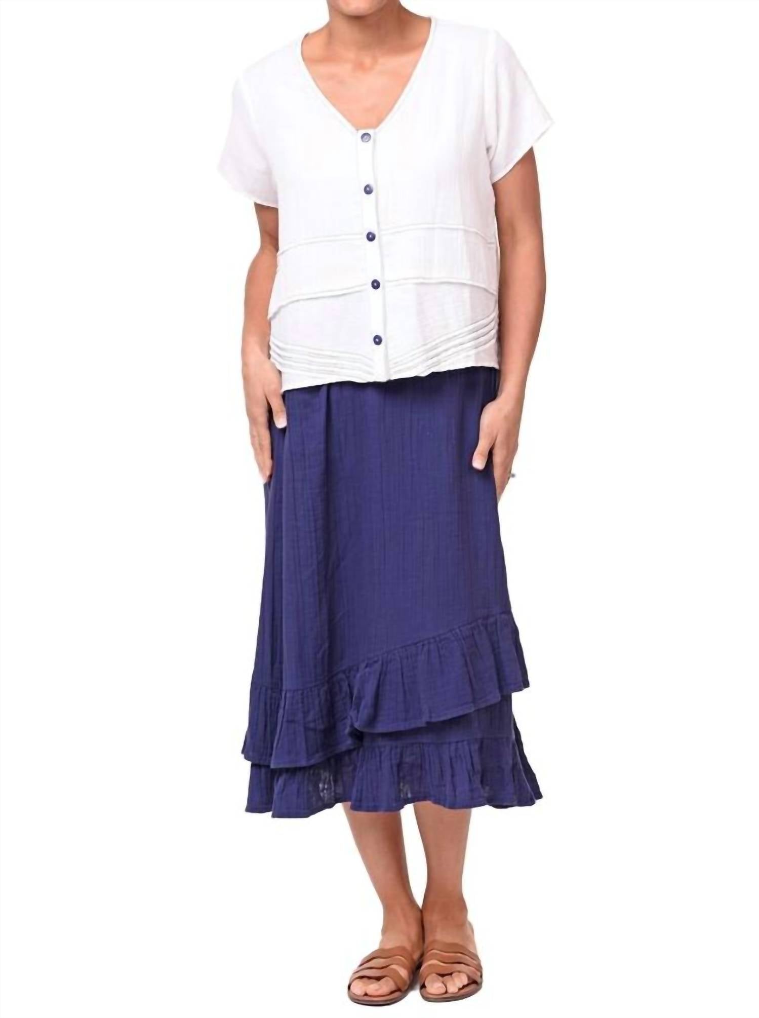 

Юбка Эрика в темно-синем цвете Tulip Clothing