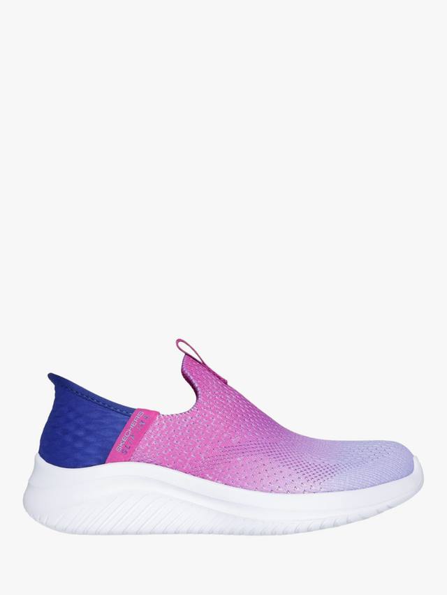 

Детские кроссовки Ultra Flex 3.0 Colour Boost без шнурков Skechers, Navy/Purple