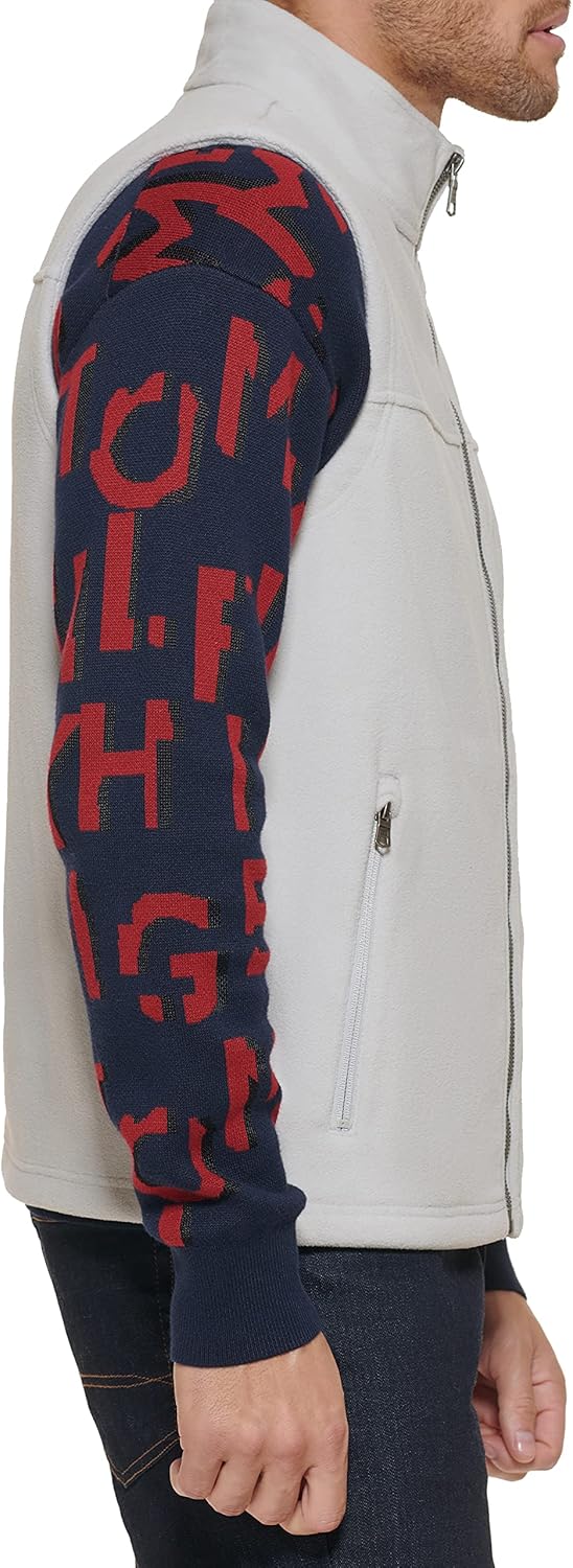 Легкий мужской жилет Tommy Hilfiger Polar Fleece, Ice — фото 4
